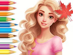 Gioco Coloring Book: Barbie Autumn Tale