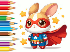 Gioco Coloring Book: Super Rabbit