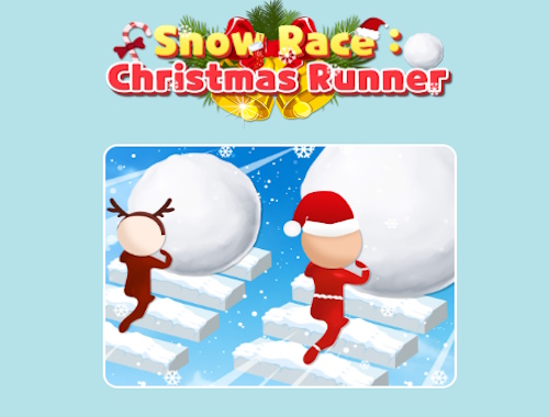Gioco Gara sulla neve: corridore di Natale 