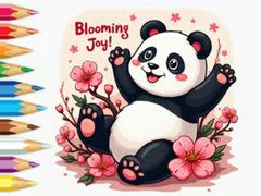 Gioco Coloring Book: Little Panda Cherry Blossoms