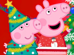 Gioco Jigsaw Puzzle: Peppa Pig Christmas Preparation