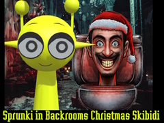 Gioco Sprunki in Backrooms Christmas Skibidi 