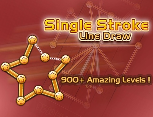 Gioco Disegno di linea a tratto singolo 