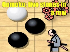 Gioco Gomoku: five stones in a row