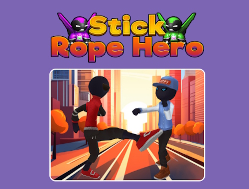 Gioco Eroe della corda attaccata .