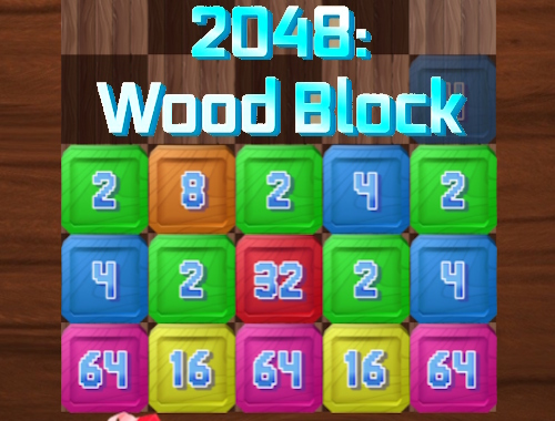 Gioco 2048: Blocco di legno .