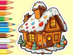 Gioco Coloring Book: Christmas Candy House