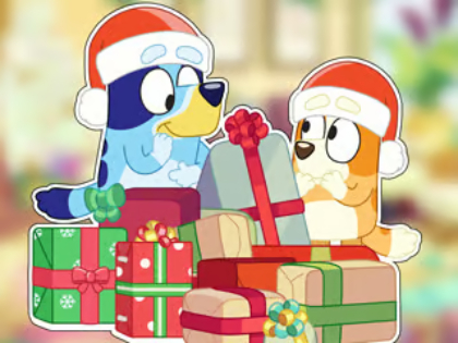 Gioco Puzzle: Bluey Christmas Unboxing 