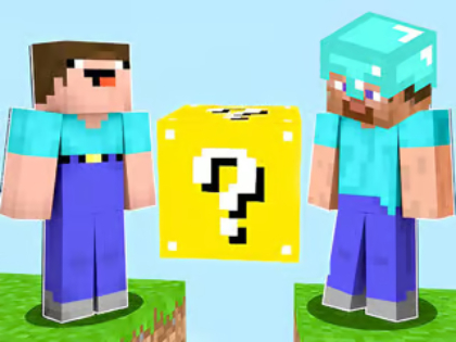 Gioco Quiz per bambini: curiosità su Minecraft .