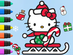 Gioco Coloring Book: Hello Kitty Christmas