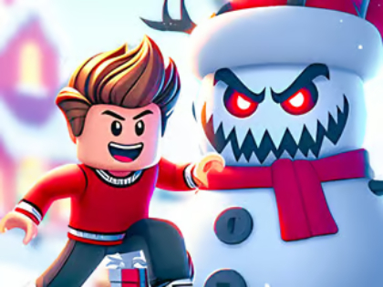 Gioco Puzzle: Battaglia di palle di neve Roblox .