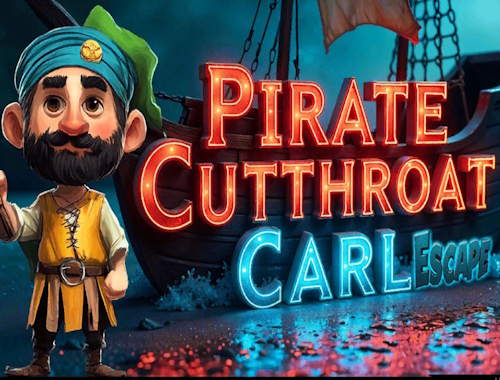 Gioco Il pirata tagliagole Carl fugge .