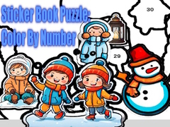 Gioco Sticker Book Puzzle: Color By Number