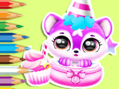 Gioco Coloring Book: Baby Fluff's Birthday