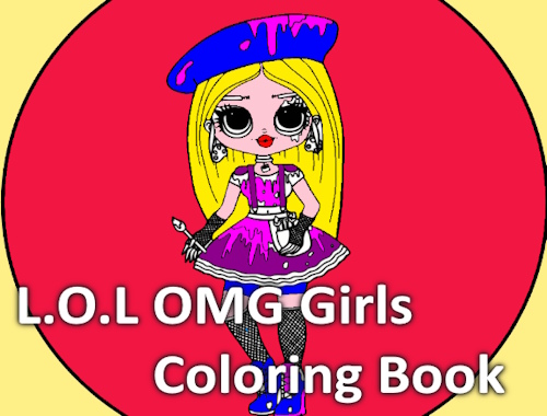 Gioco L. O. L Libro da colorare per ragazze OMG .
