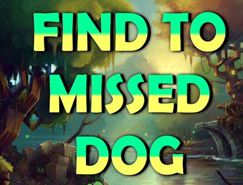 Gioco Trova il cane smarrito .