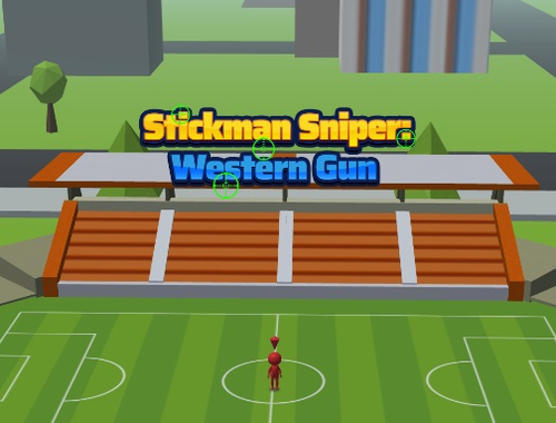 Gioco Pistola western da cecchino Stickman 