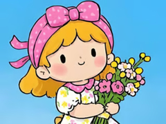 Gioco Jigsaw Puzzle: Little Flower Girl