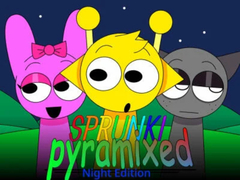 Gioco Sprunki Pyramixed: Night Edition