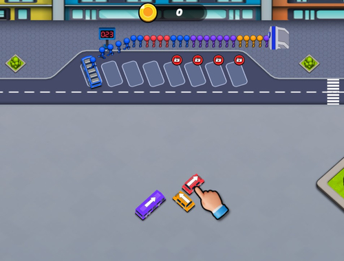 Gioco Parcheggio autobus fuori .