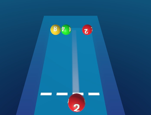 Gioco Unisci le palle 2048 Biliardo! .