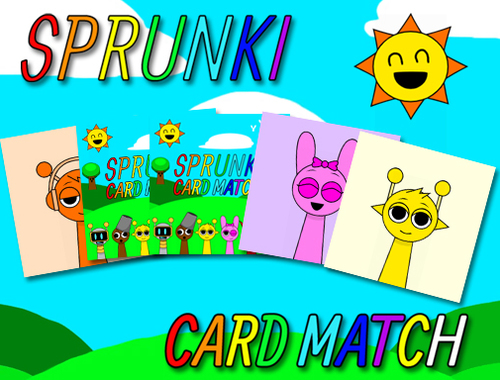 Gioco Match di scheda di memoria Sprunki .