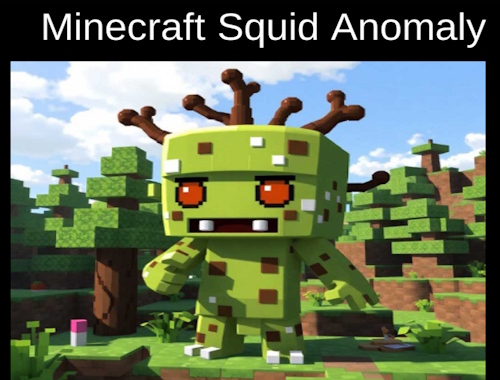 Gioco Anomalia di calamari Minecraft .