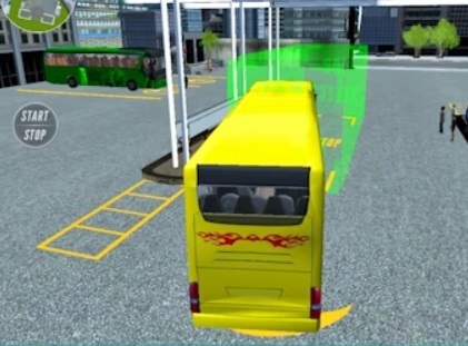 Gioco Simulatore del conducente del bus 3D .