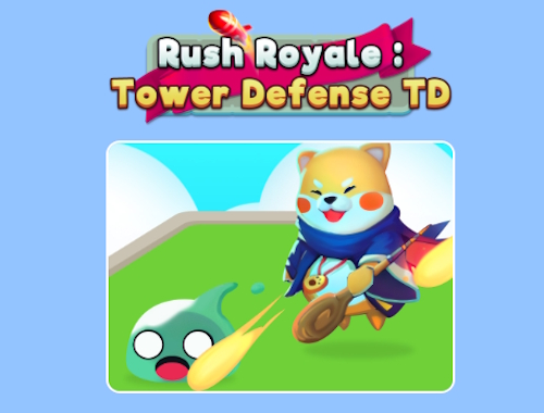 Gioco Rush Royale: Tower Defense TD.