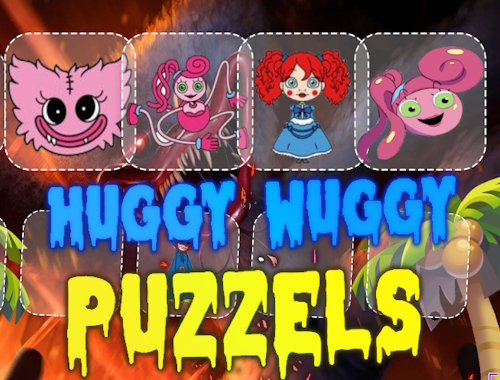 Gioco Hugy Wuggy puzzle .