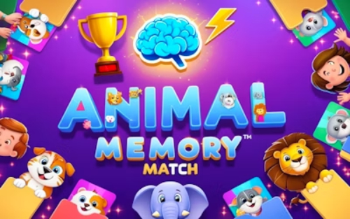 Gioco Match di memoria degli animali .
