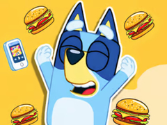 Gioco Jigsaw Puzzle: Burger Dog Bluey