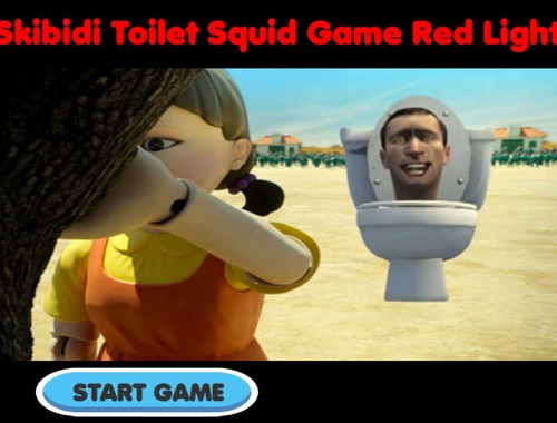 Gioco Skibidi Toilet Squid Game Red Light.