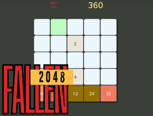 Gioco Caduto 2048 .