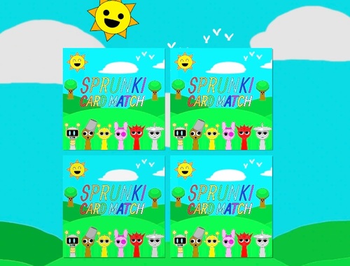 Gioco Match di scheda di memoria Sprunki .