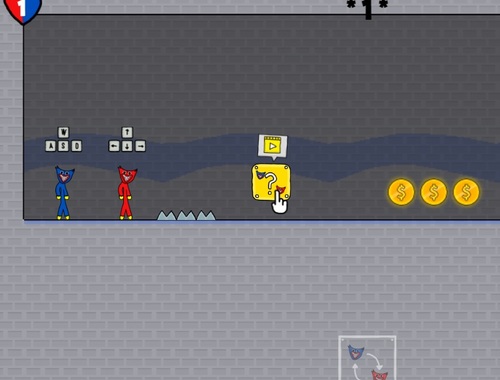 Gioco Duo di feste Huggy Stickman .