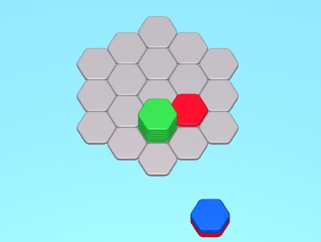 Gioco Hexa stack ordina 