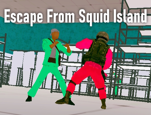 Gioco Fuga dall'isola di calamari .