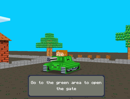 Gioco Blocky Tank 3D.