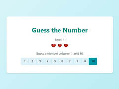 Gioco Guess The Number