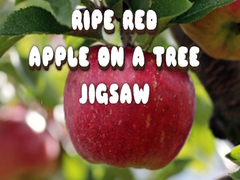 Gioco Ripe Red Apple on a Tree Jigsaw