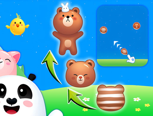 Gioco Animal Munge: tiratore a bolle 