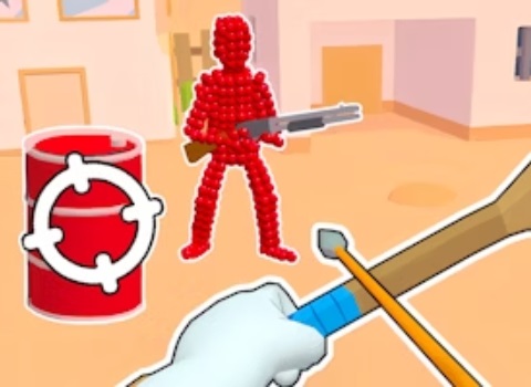Gioco Stickman Archer che spara frecce a Reds .