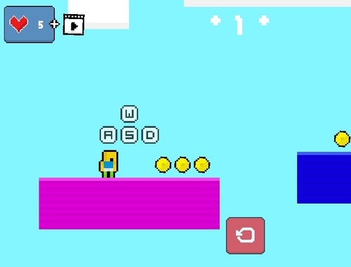 Gioco 2d Obby Rainbow Parkour .
