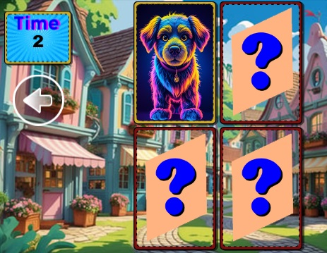 Gioco Game di memoria degli animali divertenti .