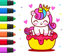 Gioco Coloring Book: Unicorn Cupcake