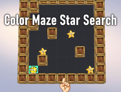 Gioco Color Maze Star Search .