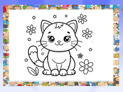 Gioco Beautiful Cats Coloring Book