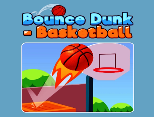 Gioco Rimbalzare il basket dunk .
