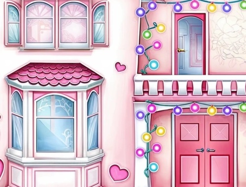 Gioco Design della casa delle bambole .